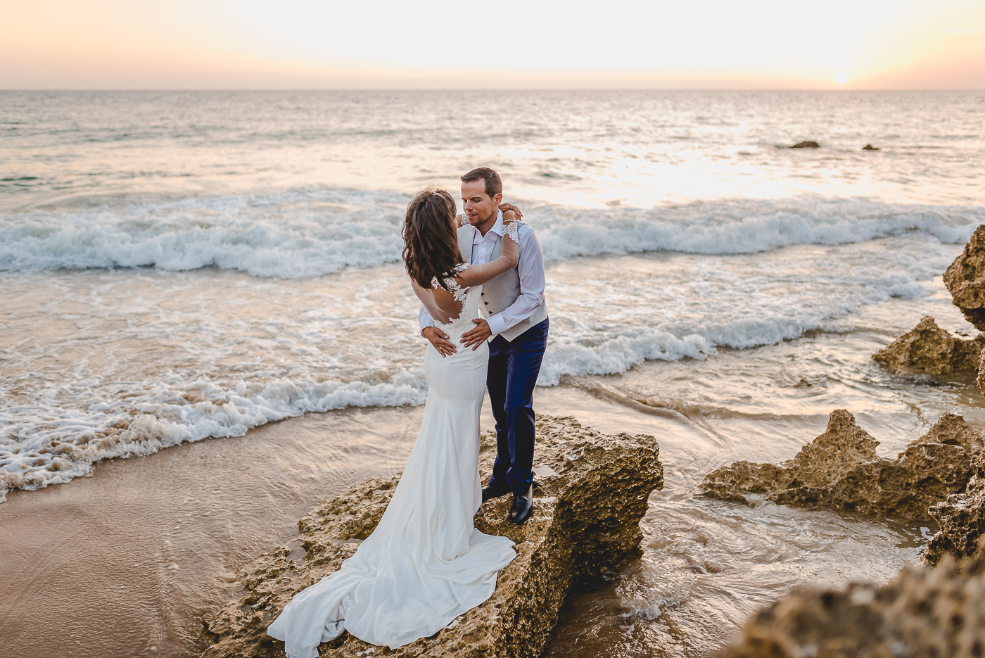 Preboda en Cabo Roche, Cádiz